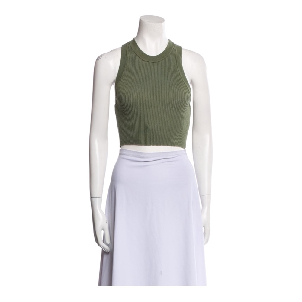 Lunya Cozy Cotton Silk Crop Tank Large